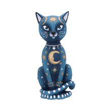 Load image into Gallery viewer, Mystical Celestial Cat Statue Moon Phase Kitty Figurine Astrology Inspired  Decor
