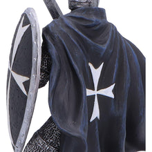 Laden Sie das Bild in den Galerie-Viewer, Dark Templar Knight Statue Figurine Ornament Medieval Crusader Sword Shield
