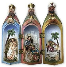 Load image into Gallery viewer, Nativity Triptych Religious Ornament Figurine Statue Symbol Worship Christmas

