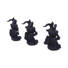 Load image into Gallery viewer, Three Wise Baphomet Set Occult Decor Gothic Horror Home Ornament Fantasy Figurine&#39;s
