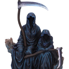 Charger l&#39;image dans la galerie, Dark Reaper &amp; Child Figurine Gothic Horror Fantasy Home Decor Halloween Statue
