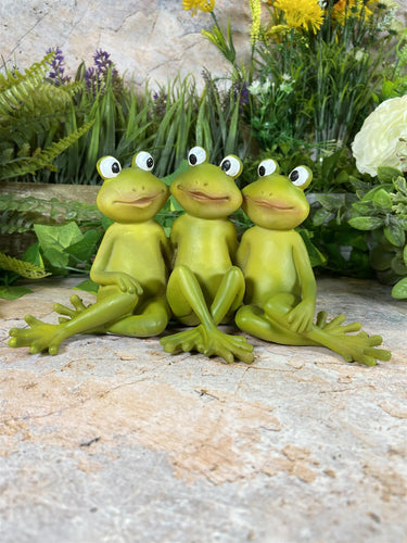 Whimsical Handcrafted Resin Frog Friends Figurine Hilarious Gift Idea 19.5 cm-OsirisTradingUK