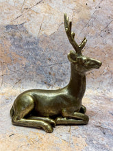 Load image into Gallery viewer, Exquisite Resin Deer Statue, Elegant Woodland Stag Figurine – Rustic Wildlife Home Decor, Perfect for Nature-Themed Spaces &amp; Animal Lovers-OsirisTradingUK
