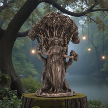 Load image into Gallery viewer, Hekate Goddess Statue Triple Moon Deity Pagan Wiccan Altar Ornament Witchcraft Home Decor
