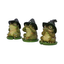 Load image into Gallery viewer, Magical Toad Wizard Figurines Fantasy Frog Statues Mystical Home Decor Ornament
