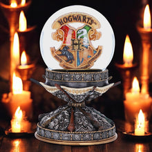 Load image into Gallery viewer, Harry Potter Wand Snow Globe 16.5cm - Officially Licensed Collectible with Hogwarts Crest
