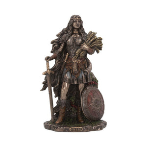 Sif Norse Goddess Bronze Figurine Mythological Viking Earth Mother Statue Decor