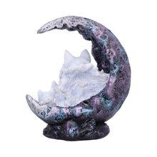 Load image into Gallery viewer, Gothic Wolf Moon Ornament Guardian Statue crescent guardianship Figurine Home Decor
