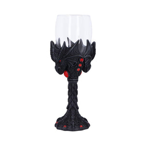 Dragon Goblet Gothic Fantasy Wine Glass Medieval Chalice Halloween Drinkware