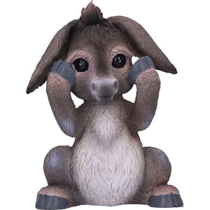 Farm Animal Wisdom Figurines Three Wise Donkeys Ornament Easter Statue Gift