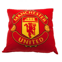Load image into Gallery viewer, Manchester United FC Cushion  Supporter Memorabilia Pillow Club Logo Gift Idea
