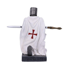 Load image into Gallery viewer, Medieval Knight Pen Holder | Templar Crusader Design | Unique Office Desk Accessory | Gothic Gift Idea
