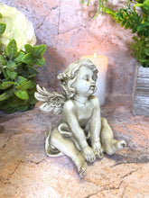 Load image into Gallery viewer, Guardian Angel Grave Cherub Ornament Symbol of Peace Remembrance, Memorial Cemetery Decor-OsirisTradingUK
