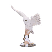 Load image into Gallery viewer, Majestic Snowy Owl Figurine Winter Scene Sculpture Wildlife Statue Art Decor Gift
