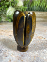 Load image into Gallery viewer, Handcrafted Tiger Eye Angel | Velvet Pouch Included | Unique Crystal Healing Protection 4.5-5.5cm-OsirisTradingUK
