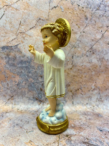 Divine Child Jesus Resin Statue, Blessed Christ Child Figurine for Spiritual Decor, Christian Faith Ornament, Religious Art Collectible 24cm-OsirisTradingUK