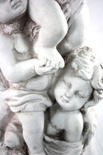 Charger l&#39;image dans la galerie, Stone Effect Cherub Garden Statue - Angel Bird Bath, Feeder or Elegant Jardiniere
