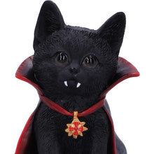 Load image into Gallery viewer, Gothic Vampire Black Cat Figurine Halloween Collectible Spooky Home Decor  Ornament
