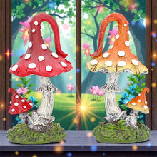 Load image into Gallery viewer, Whimsies Mushroom Figurines Set Fairy Mythical Ornament Toadstool Decor Art
