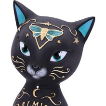 Load image into Gallery viewer, Gothic Palmistry Cat Statue Wiccan Mystical Figurine Astrology Witch Home Decor
