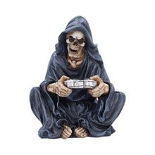 Load image into Gallery viewer, Gaming Reaper Figurine  Grim Skull Gamer Ornament Gothic Console Decor
