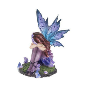 Blue Fairy Figurine - Gothic Ornament by Nemesis Now 10cm - Resin Collectible