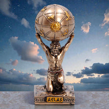 Load image into Gallery viewer, Atlas Titan Mini Figurine Greek Mythology Statue Sky Bearer Ornament Art Decor
