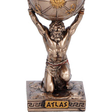 Load image into Gallery viewer, Atlas Titan Mini Figurine Greek Mythology Statue Sky Bearer Ornament Art Decor
