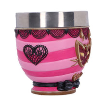 Load image into Gallery viewer, Alice in Wonderland Cheshire Cat Cup Pinkys Up Mug Fantasy Drinkware Stainless Steel Liner
