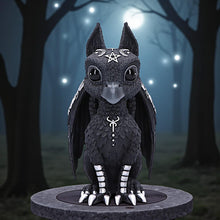 Load image into Gallery viewer, Griffael Cult Cuties by Nemesis Now Gothic Decor Occult Raven Dragon Figurine
