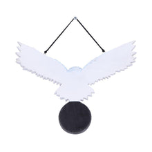 Load image into Gallery viewer, Mystical Snowy Owl Hanging Pagan Pentacle Talisman Wiccan Witchcraft Wall Art
