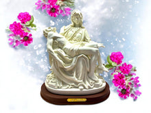Load image into Gallery viewer, Sacred La Pieta Fine Art Replica, Resin Michelangelo Inspired Sculpture, Spiritual Christian Decor, Serene Madonna and Child Figurine-OsirisTradingUK
