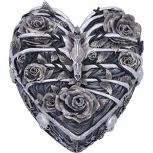 Load image into Gallery viewer, Gothic Caged Heart Trinket Box Fantasy Keepsake Ornament
