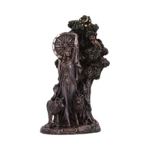 Load image into Gallery viewer, Arianrhod Celtic Goddess of Fate Bronze Figurine 24cm – Hand-Painted Mythological Decor
