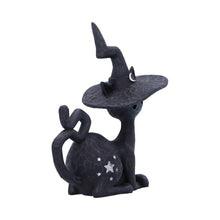 Load image into Gallery viewer, Gothic Wiccan Witchcraft Black Cat Figurine Mystical Spell Familiar Statue Decor
