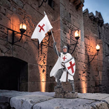 Laden Sie das Bild in den Galerie-Viewer, Templar Knight Statue 31.6cm Medieval Crusader Figurine Historical Ornament
