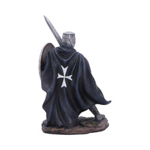 Laden Sie das Bild in den Galerie-Viewer, Dark Templar Knight Statue Figurine Ornament Medieval Crusader Sword Shield

