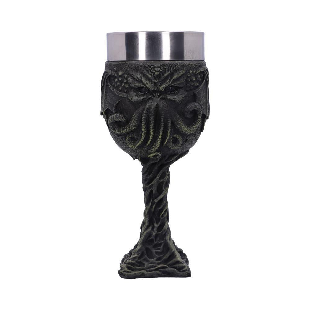 Nemesis Now Horror Cthulhu's Thirst Goblet Gothic Cup Fantasy Chalice 17cm