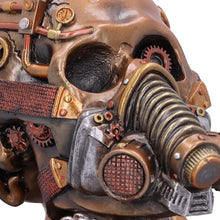 Load image into Gallery viewer, Gothic Steampunk Octopus Skull Figurine Respiration Gears &amp; Gas Mask Ornament
