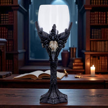 Load image into Gallery viewer, Fantasy Gothic Raven Chalice Goblet Skull Wing Design Drinkware Halloween Gift

