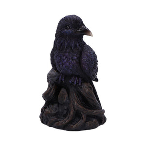 Gothic Raven Incense Burner Mystical Backflow Cone Holder Dark Halloween Art