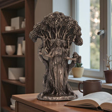 Load image into Gallery viewer, Hekate Goddess Statue Triple Moon Deity Pagan Wiccan Altar Ornament Witchcraft Home Decor
