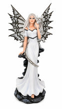 Load image into Gallery viewer, Gothic Fairy Dragon Figurine White Fantasy Statue Butterfly Wings Gothic Ornament
