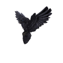 Load image into Gallery viewer, Mystical Black Raven Wall Ornament Decoration Fantasy Gothic Plaque  Art Decor
