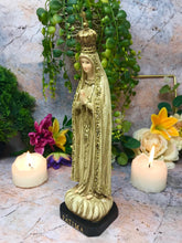 Load image into Gallery viewer, Osiris Trading UK Blessed Virgin Mary Our Lady of Fatima Statue Ornament Resin Figurine for Home Chapel Religious Sculpture
