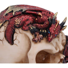 Load image into Gallery viewer, Gothic Fantasy Dragon &amp; Skull Statue Mythical Creature Ornament Romantic Decor
