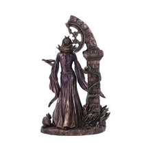 Charger l&#39;image dans la galerie, Aradia The Wiccan Queen of Witches Figurine 25cm | Bronze Goddess Decor | Handcrafted Resin
