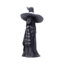 Load image into Gallery viewer, Little Souls Gleam Gothic Figurine Black Coat, Spell book &amp; Owl Wiccan Altar Decor

