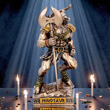 Laden Sie das Bild in den Galerie-Viewer, Minotaur Mini Figurine Greek Mythology Beast Warrior Axe Statue Ornament Art
