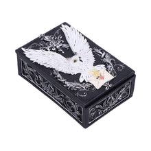Load image into Gallery viewer, Gothic Owl Messenger Box Wiccan Witchcraft Storage Keepsake Fantasy Ornament

